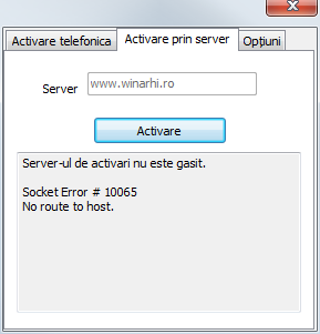 info activare server